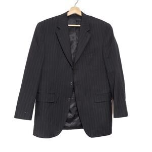 Van Heusen | 38R 100% Wool Pinstripe Jacket